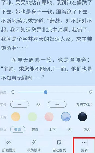 书旗小说怎么开启横屏阅读[图片3]