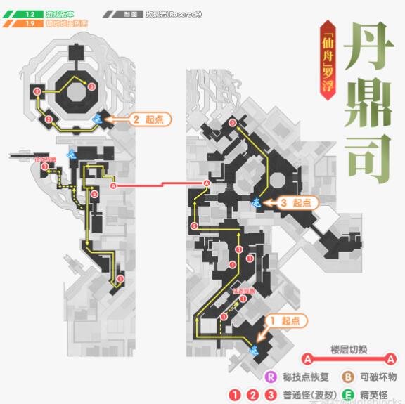 崩坏星穹铁道丹鼎司鳞渊境锄地路线是什么 丹鼎司鳞渊境锄地路线一览图1