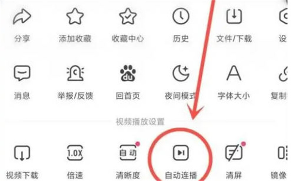 百度极速版怎么开启视频连播功能[图片3]