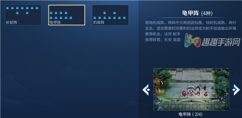 王者荣耀王者模拟战龟甲阵适合什么阵营图2