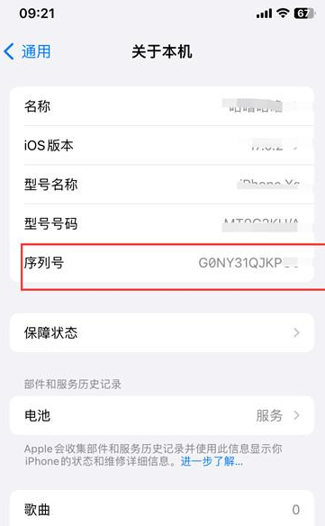 iphone15pro在哪看序列号 苹果15pro查询序列号步骤分享图3