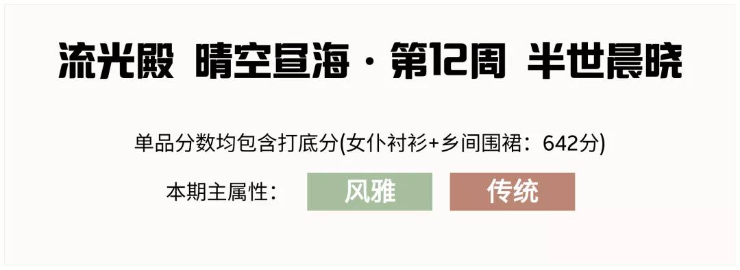 爱江山更爱美人流光殿半世晨晓搭配攻略图1