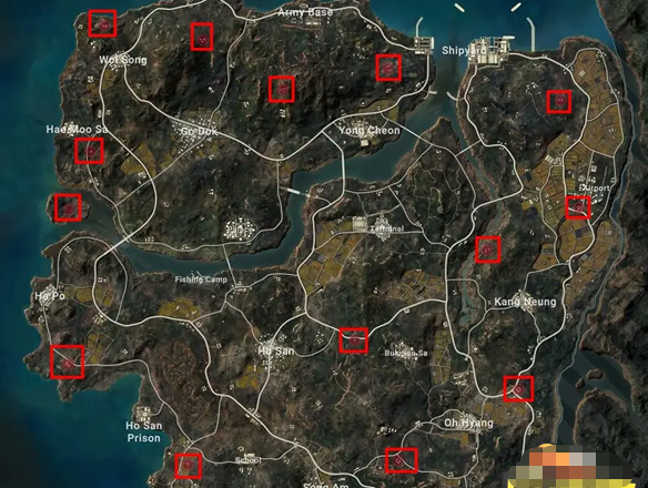 pubg泰戈神秘钥匙地图开门位置介绍图1