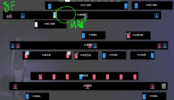 恶灵寄生全楼层地图攻略 B1-9F地图分享图3