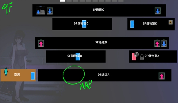 恶灵寄生全楼层地图攻略 B1-9F地图分享图2