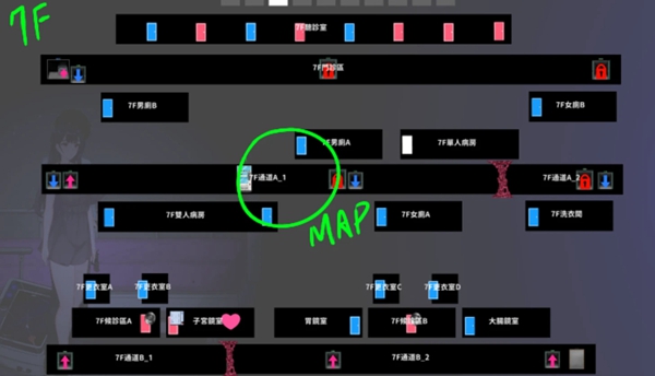恶灵寄生全楼层地图攻略 B1-9F地图分享图4